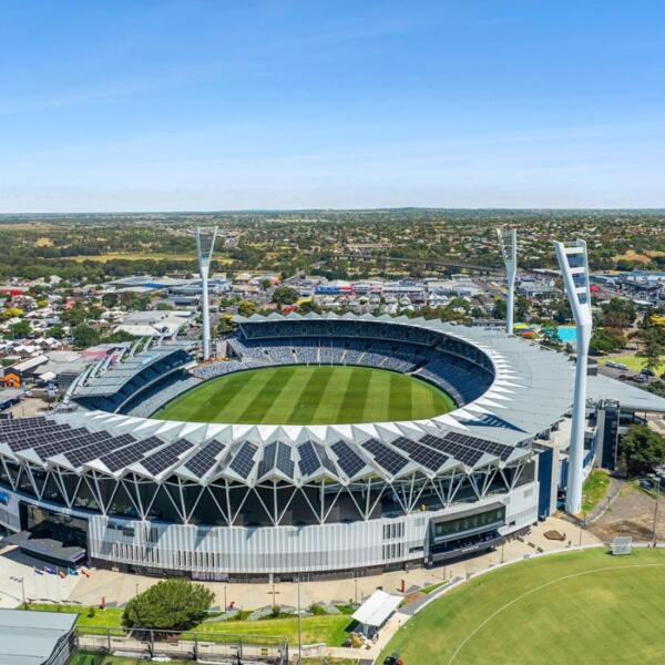 Kardinia Park Geelong construction set-out and as-builts